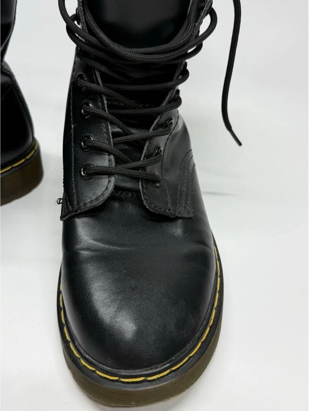 Dr. Martens 1460 Smooth Leather Boots - Black US Men 10/ US women 12